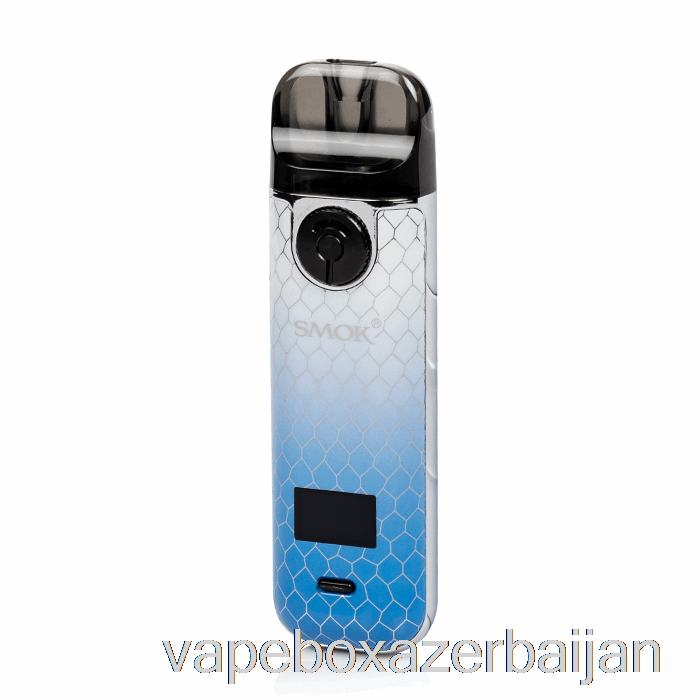 Vape Azerbaijan SMOK NOVO 4 25W Pod Kit Blue Grey Cobra